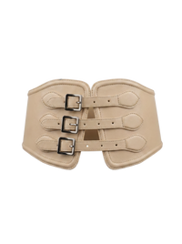 Yen Corset Buckle Belt Beige