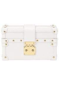 Rectangle Box Clutch White