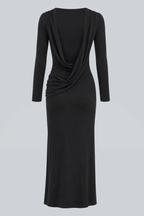 Magnifique Backless Dress Black