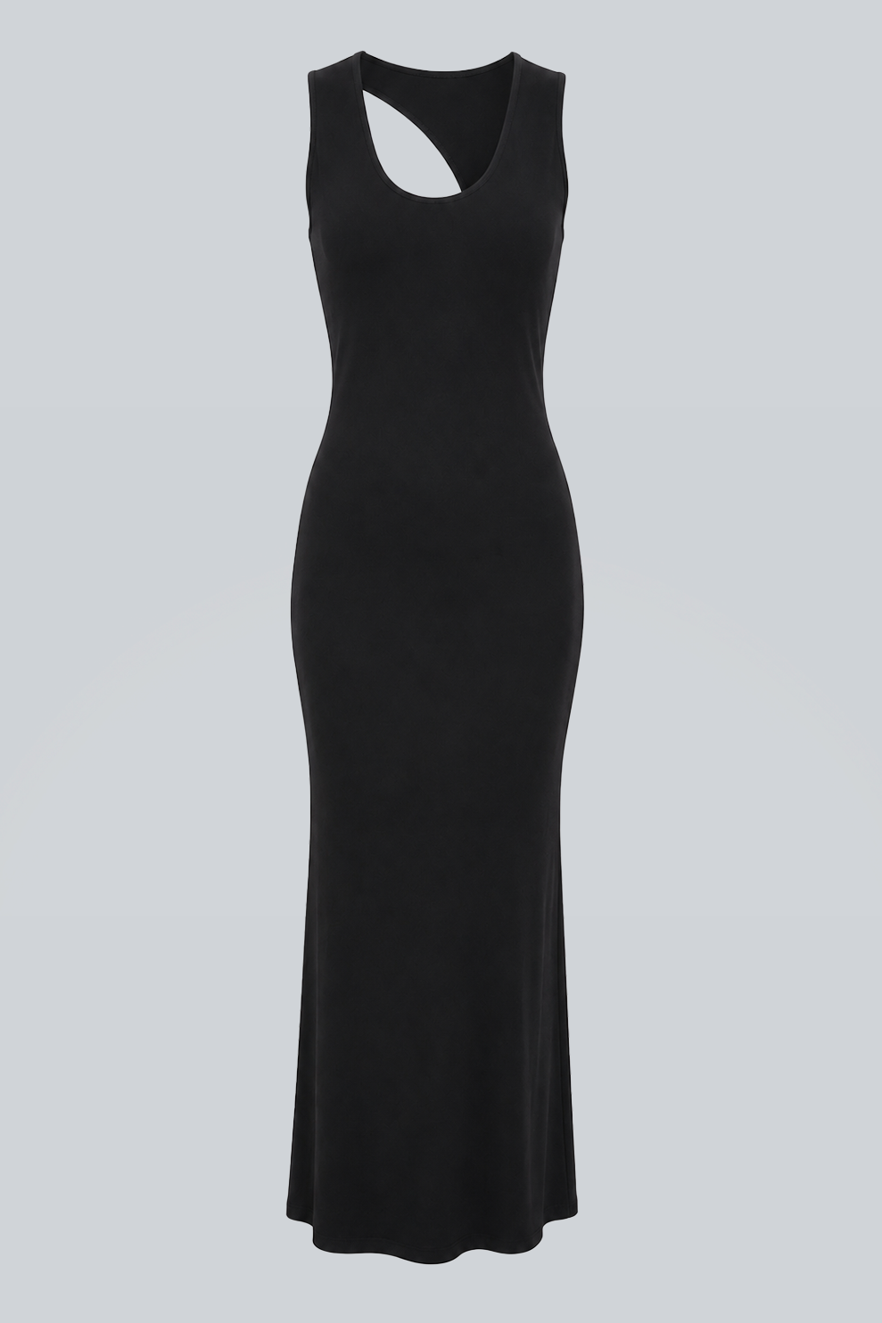 Magnifique Cut Out Long Dress Black
