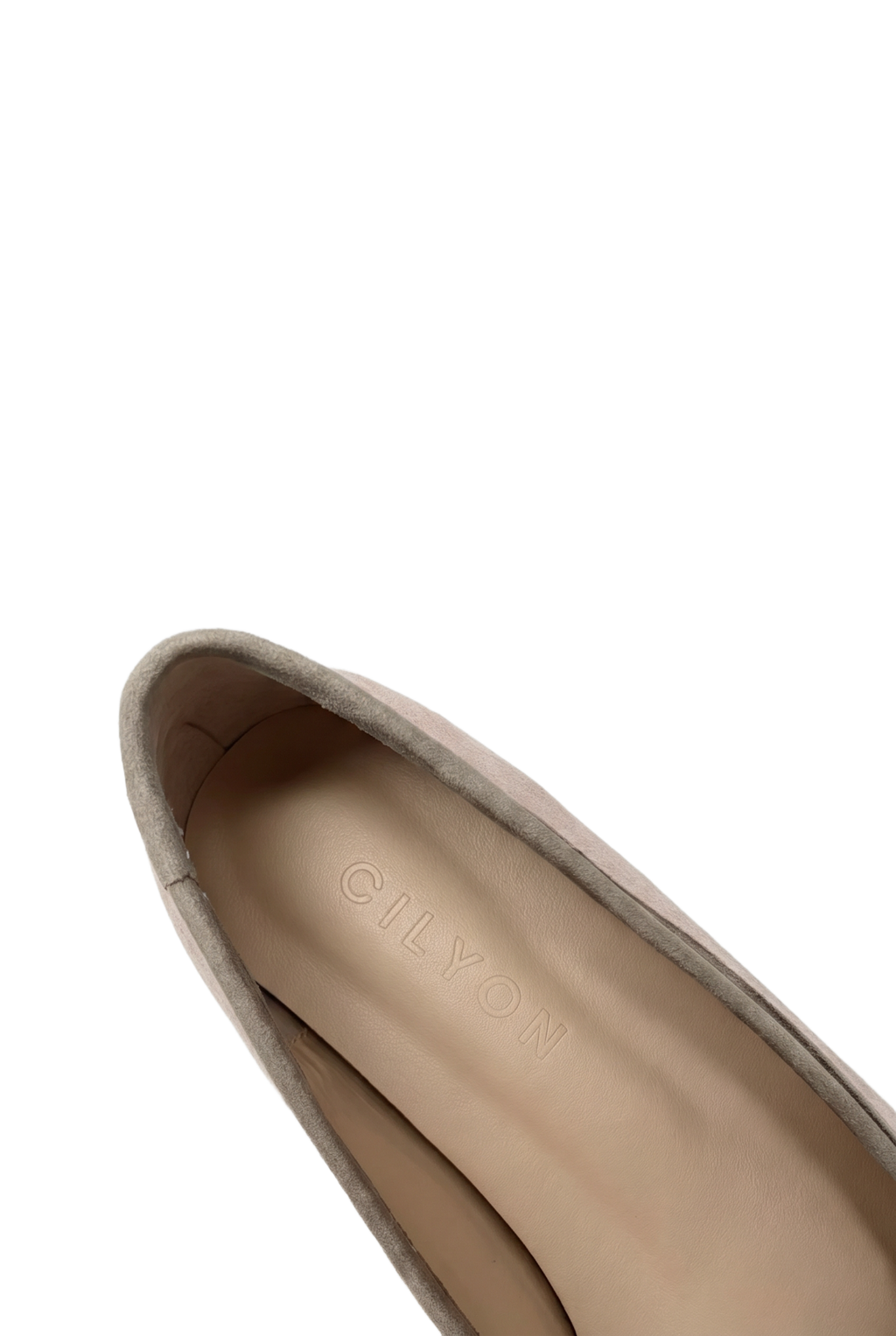 Classique Suede Leather Ballerina Grey