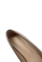 Classique Suede Leather Ballerina Grey