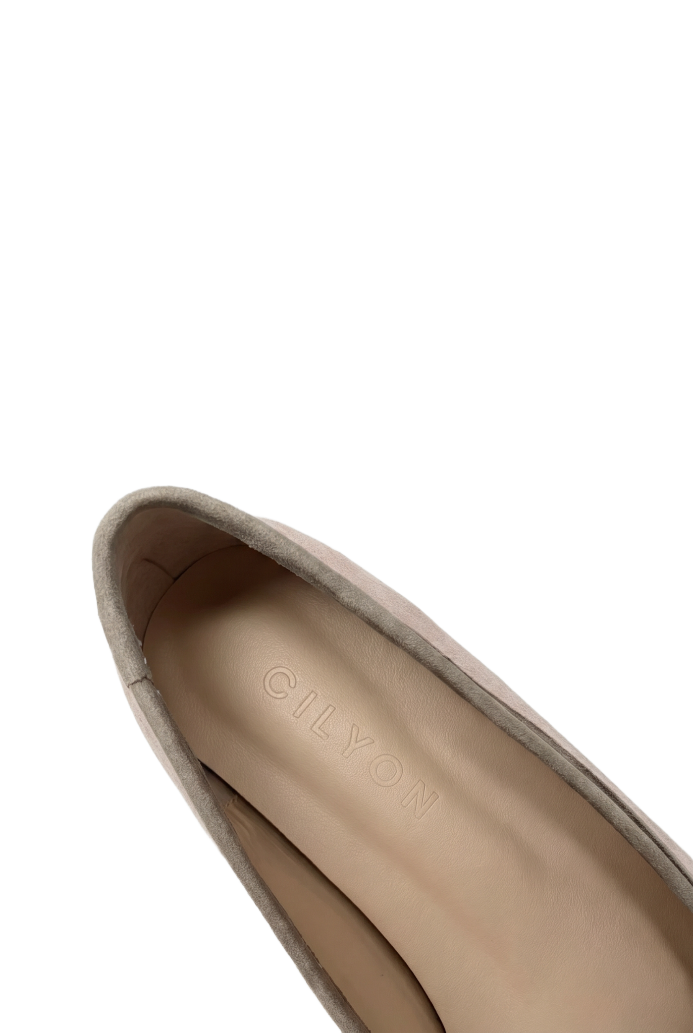 Classique Suede Leather Ballerina Grey
