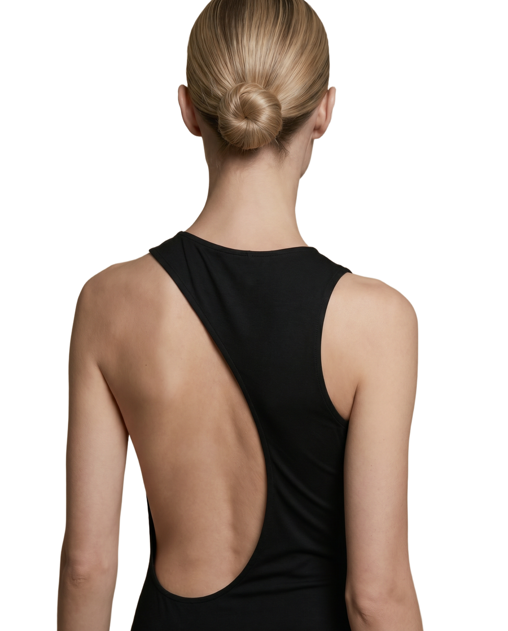 Magnifique Cut Out Long Dress Black