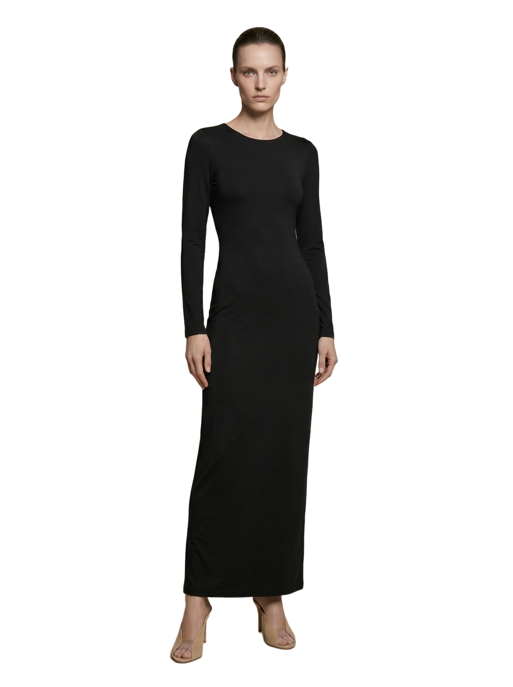 Magnifique Backless Dress Black