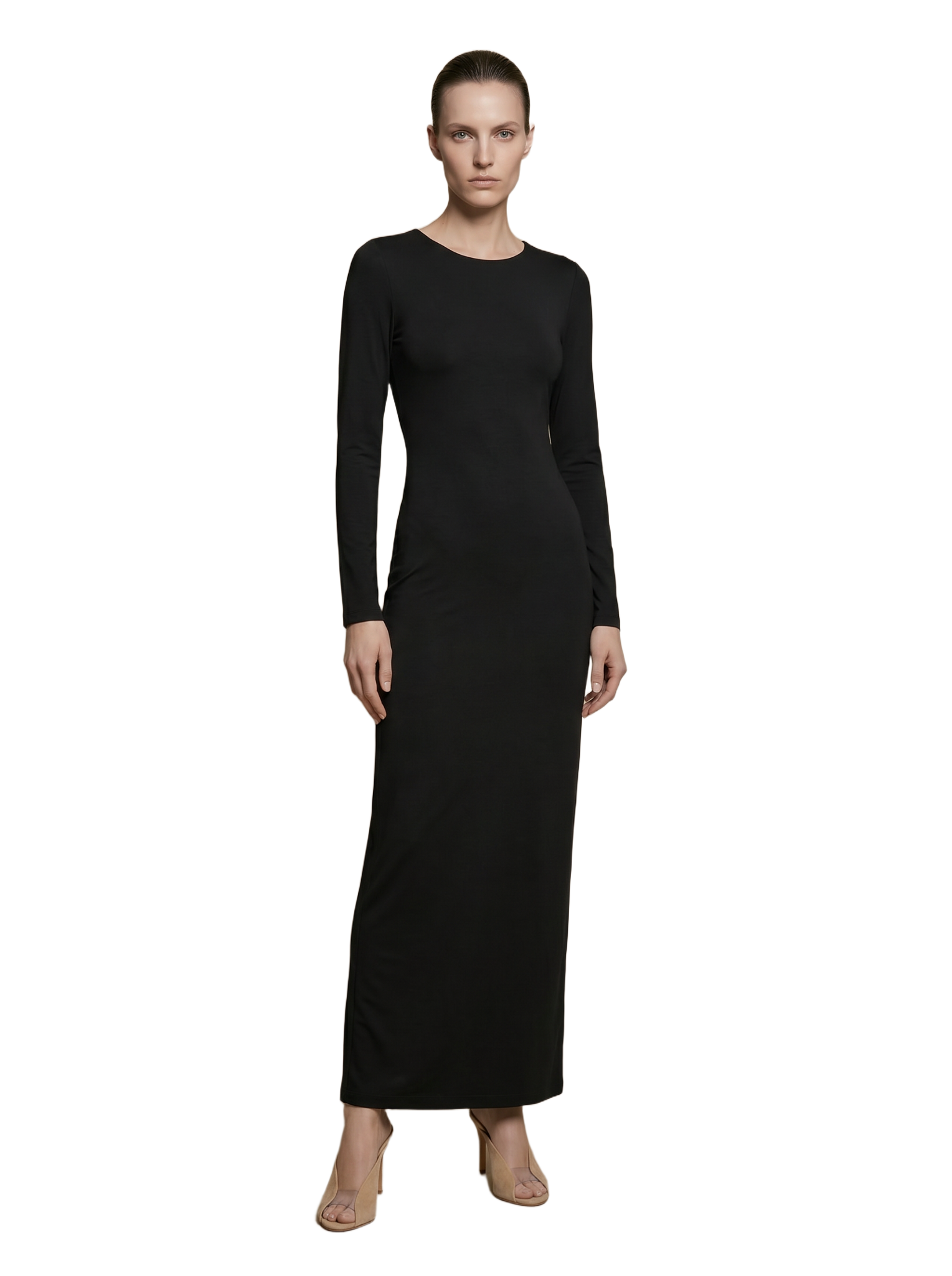 Magnifique Backless Dress Black