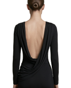 Magnifique Backless Dress Black