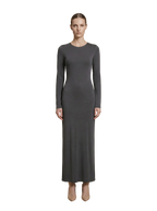 Magnifique Backless Dress Dark Grey