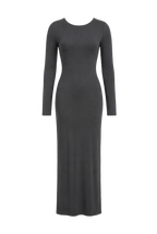 Magnifique Backless Dress Dark Grey