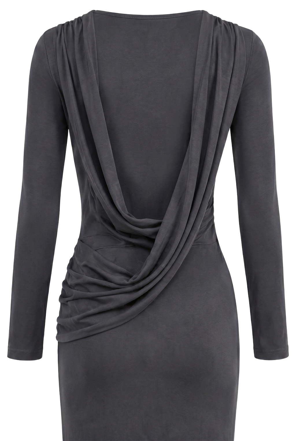 Magnifique Backless Dress Dark Grey