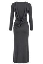 Magnifique Backless Dress Dark Grey