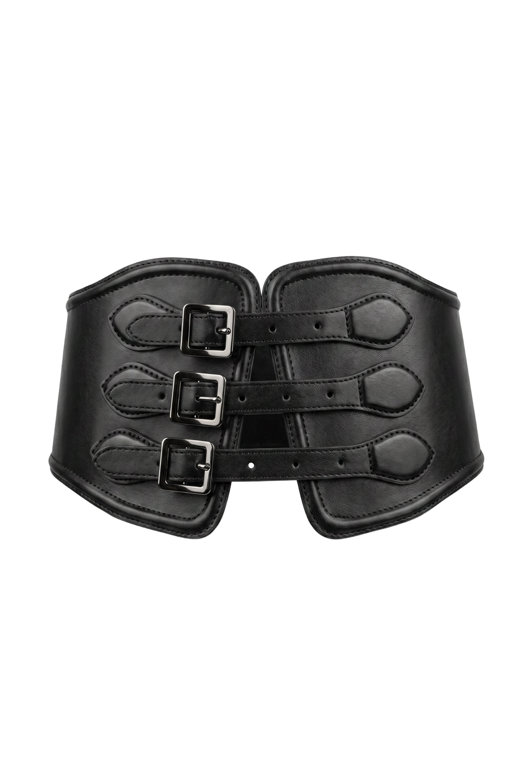 Yen Corset Buckle Belt Black
