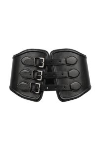 Yen Corset Buckle Belt Black