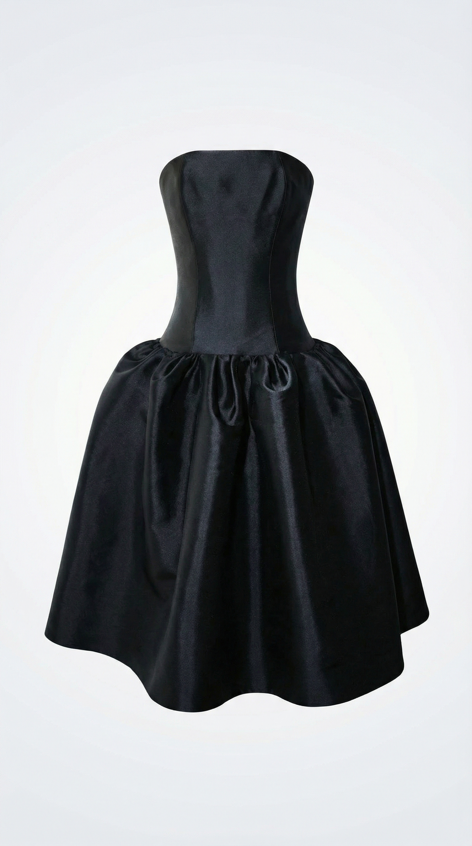 Nena Taffeta Dress Black