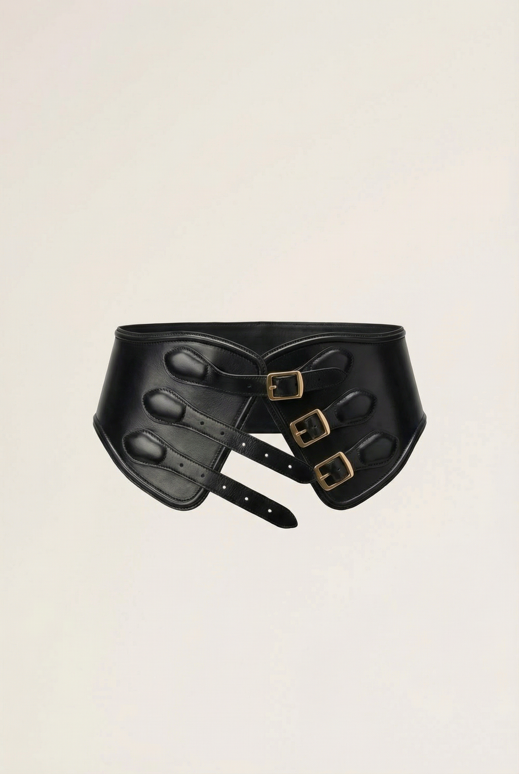 Yen Corset Buckle Belt Black