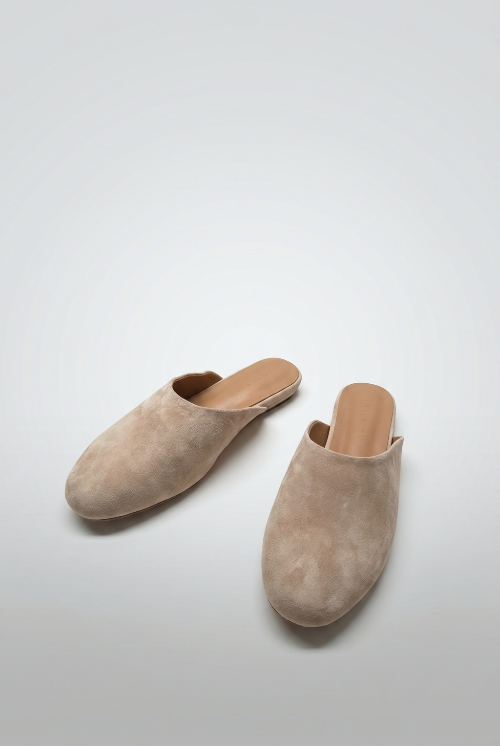 Edaliné Suede Leather Mules Beige