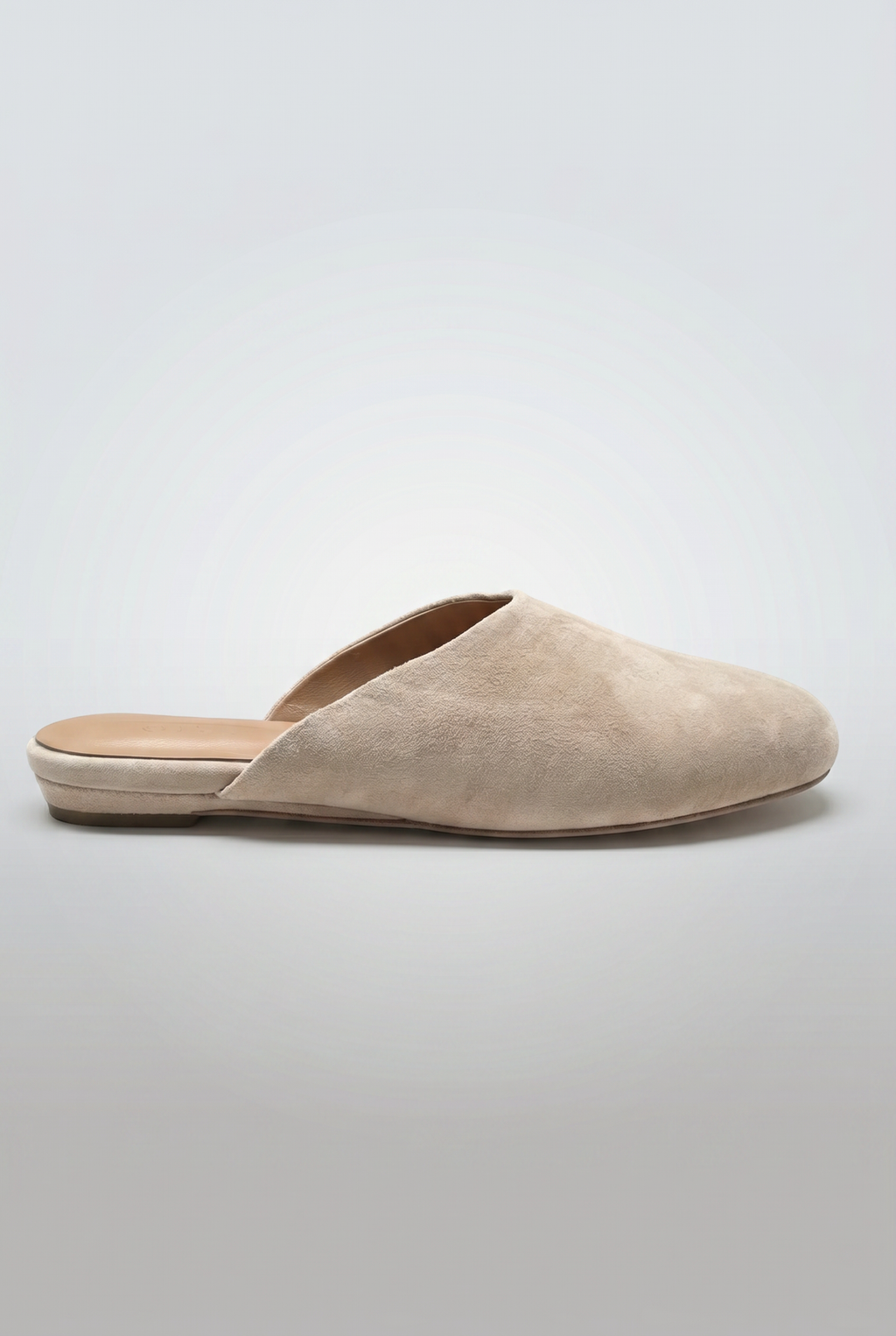 Edaliné Suede Leather Mules Beige