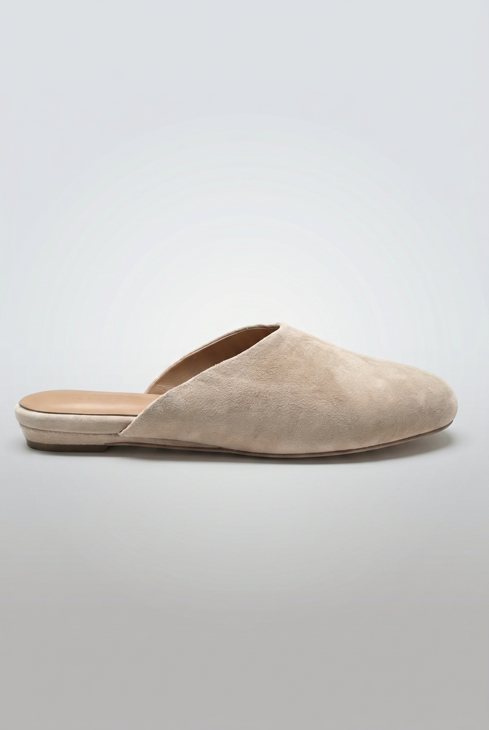 Edaliné Suede Leather Mules Beige