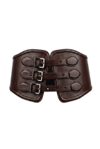 Yen Corset Buckle Belt Dark Brown