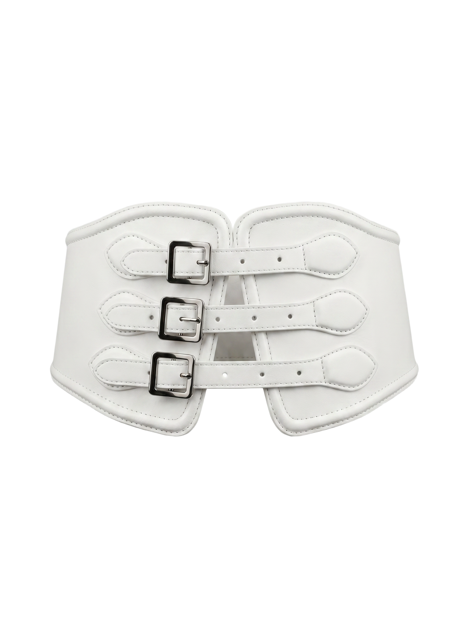 Yen Corset Buckle Belt White