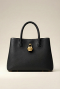 Classic Lock Tote Small Black
