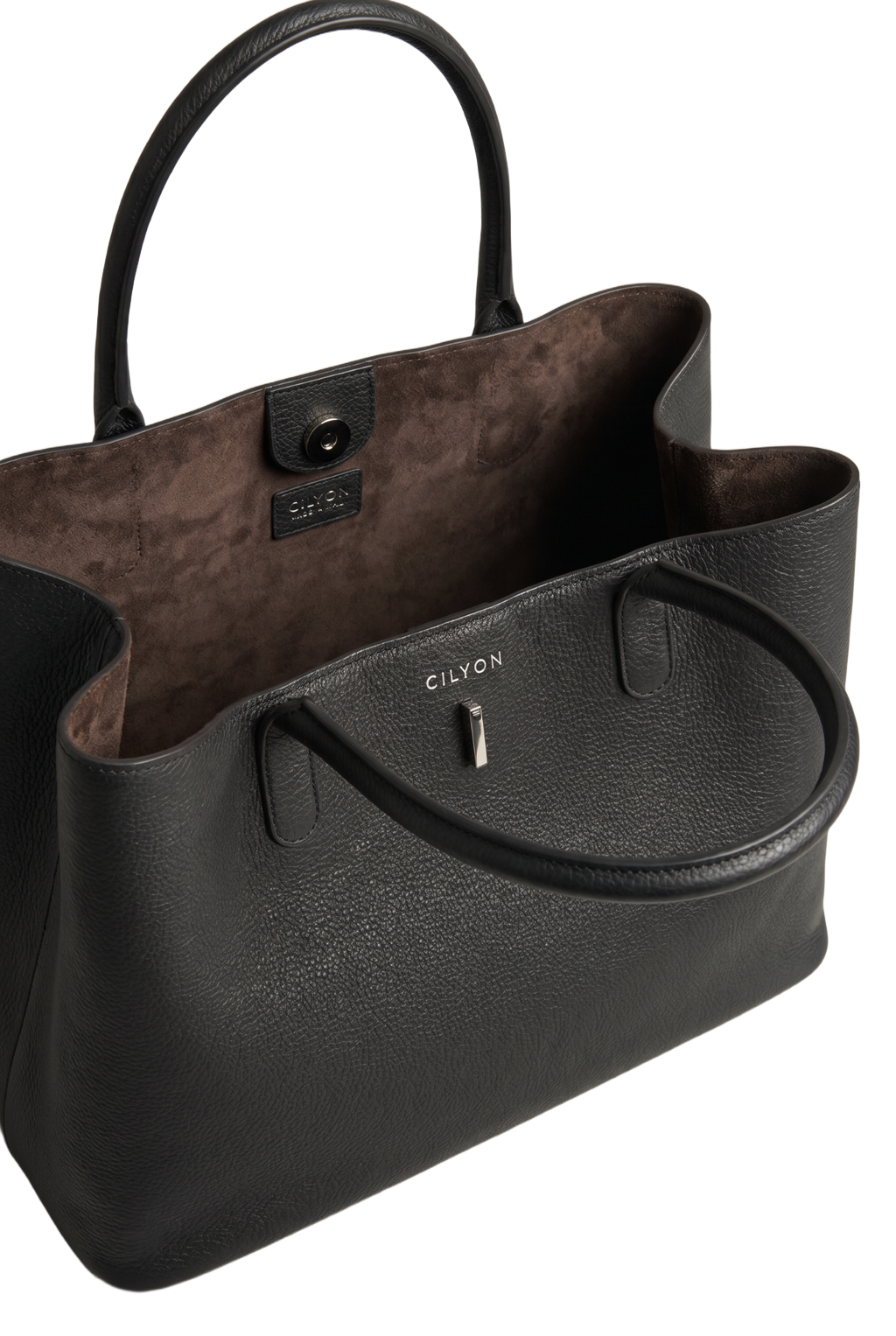 Classic Lock Tote Small Black