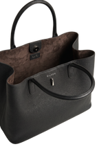 Classic Lock Tote Small Black