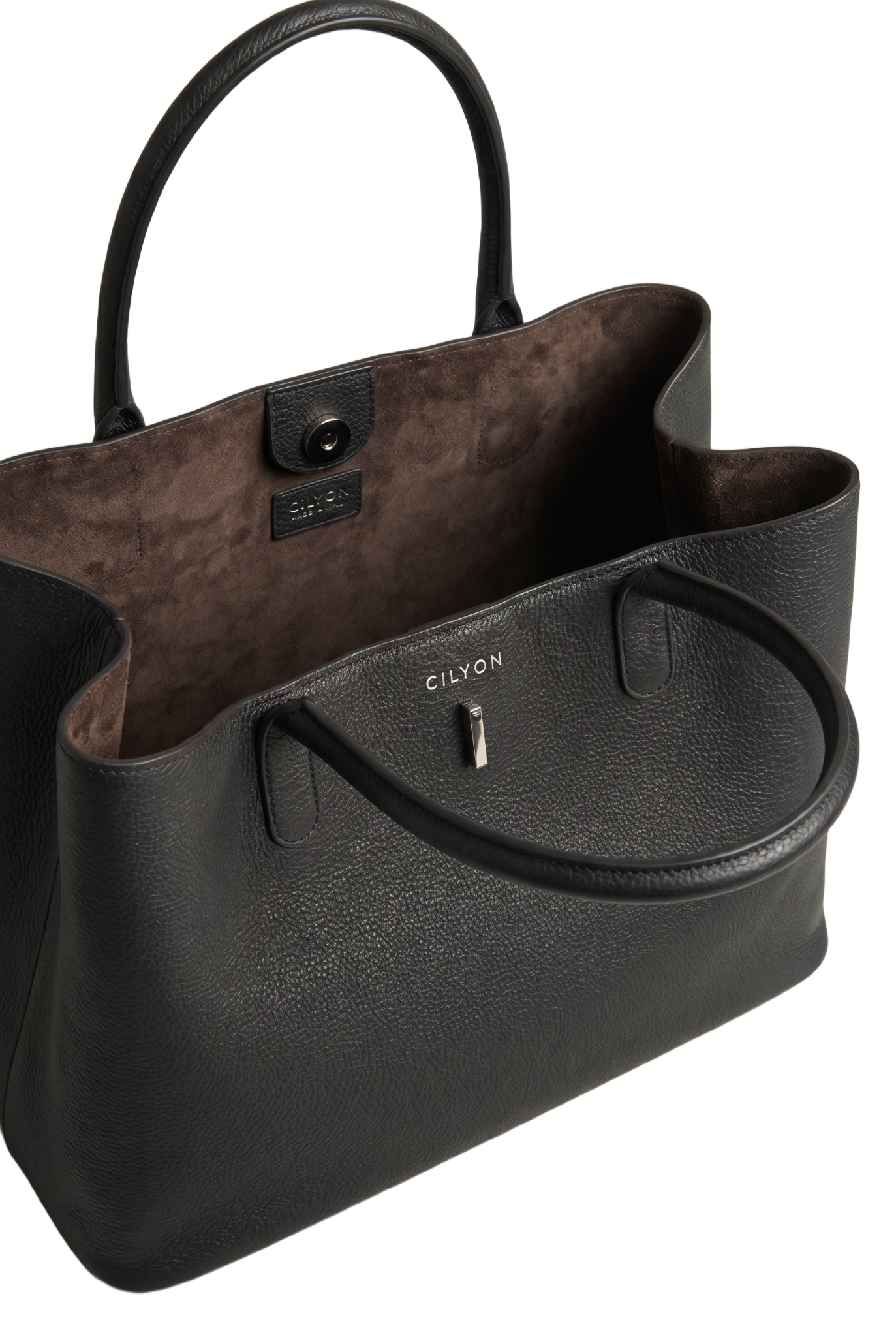 Classic Lock Tote Small Black