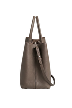 Classic Lock Tote Small Taupe