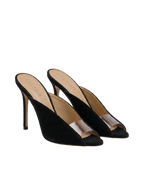 Galeria Suede Heels Black