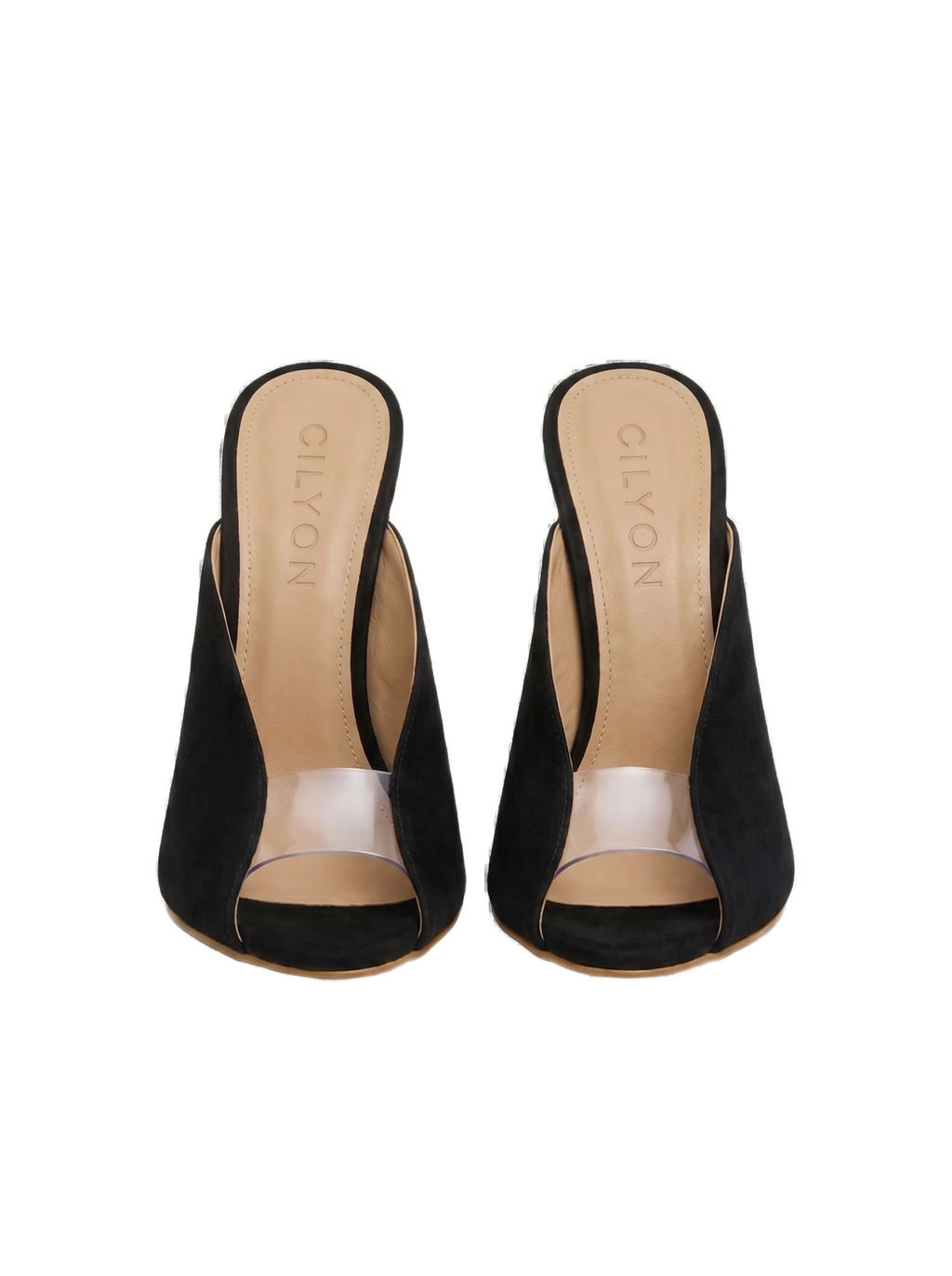 Galeria Suede Heels Black
