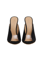 Galeria Suede Heels Black