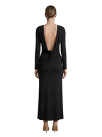 Magnifique Backless Dress Black