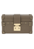 Rectangle Box Clutch Taupe