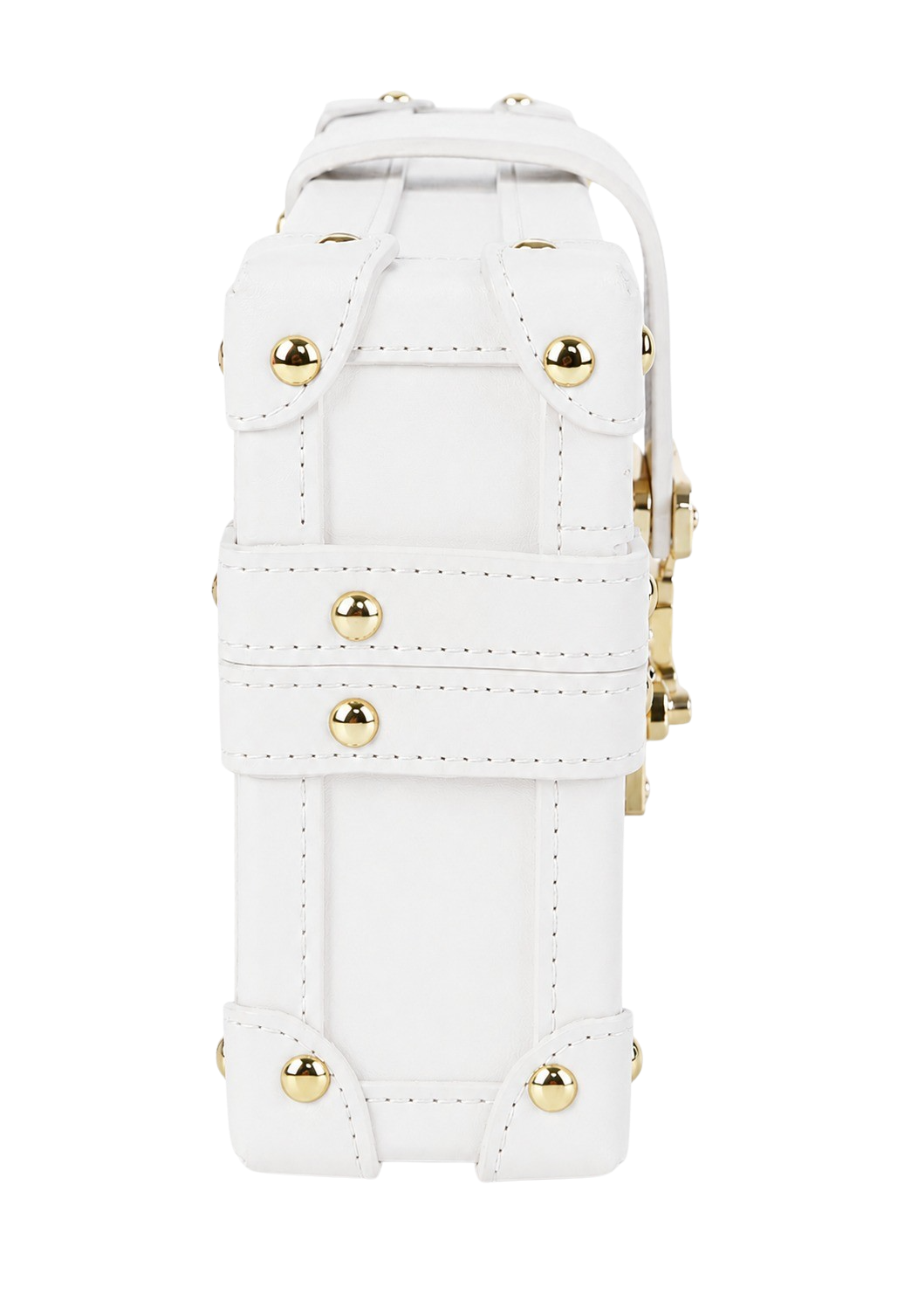 Rectangle Box Clutch White