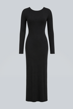 Magnifique Backless Dress Black