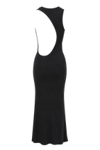 Magnifique Cut Out Long Dress Black