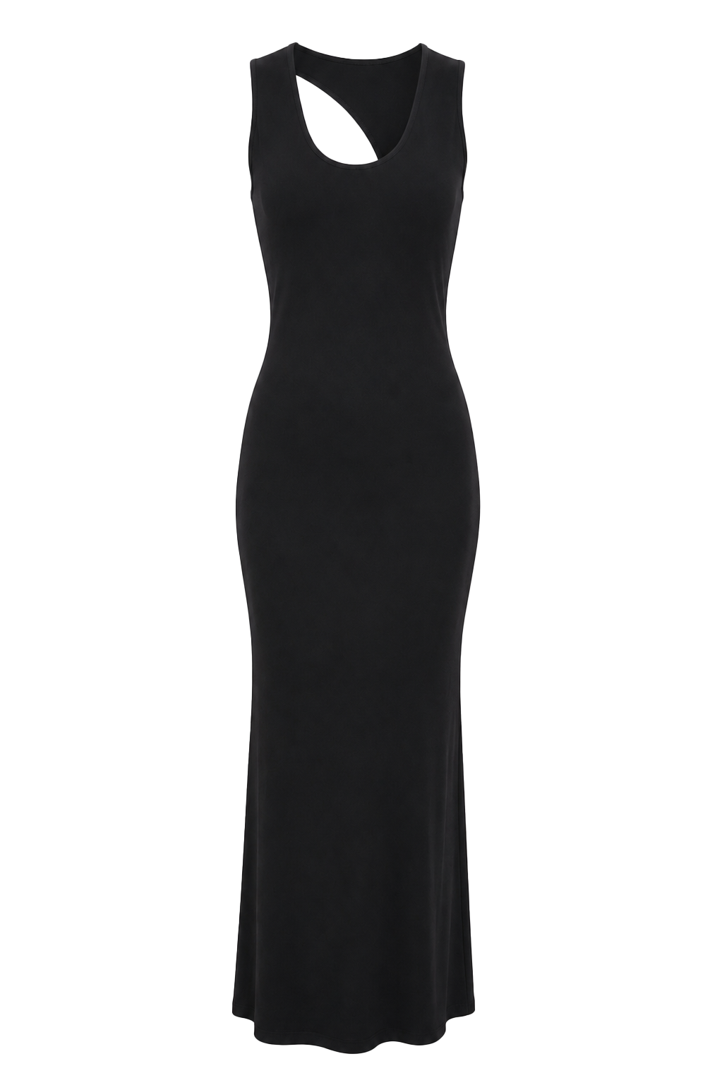 Magnifique Cut Out Long Dress Black